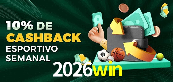 10% de bônus de cashback na 2026win
